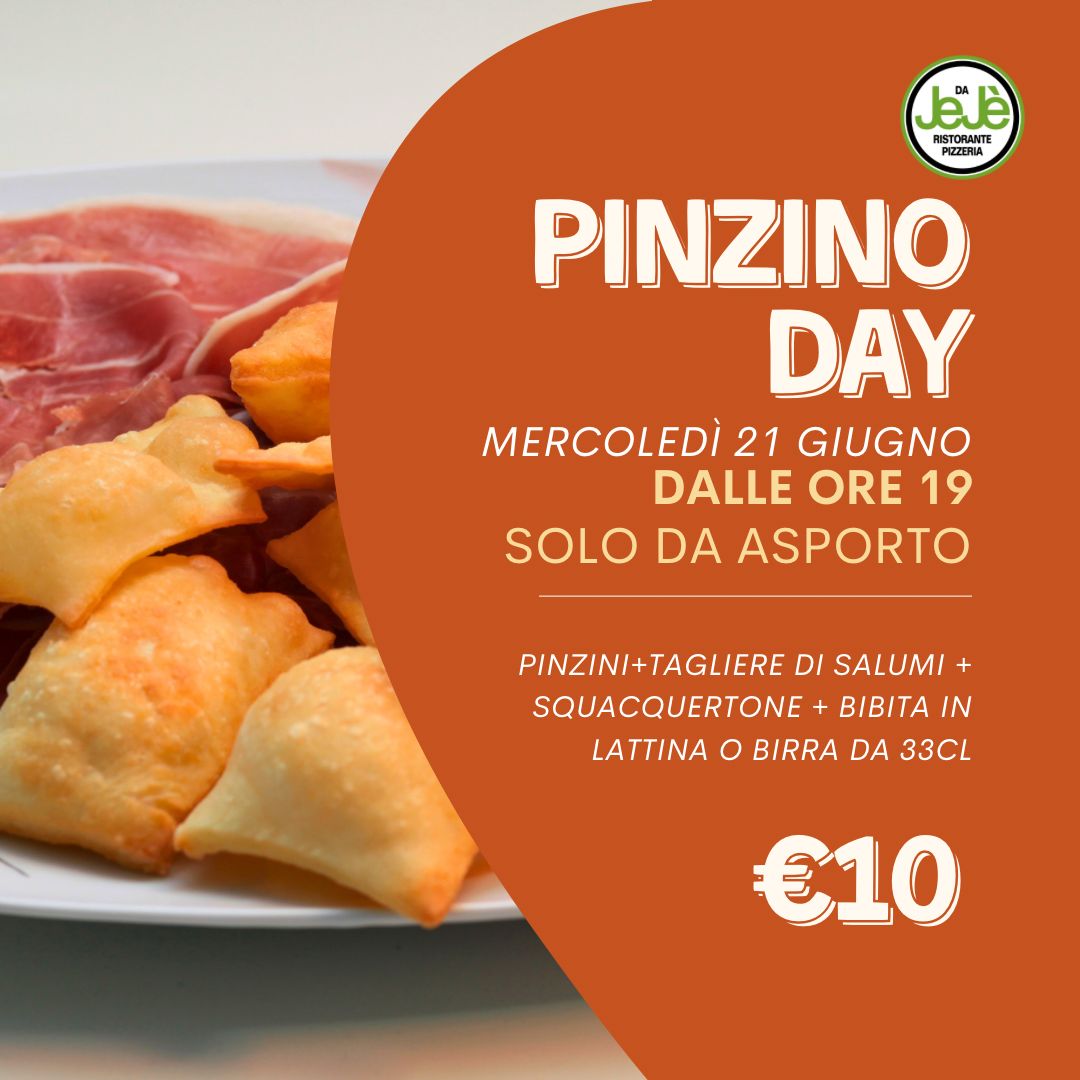 Promo PINZINO DAY - Ristorante Pizzeria da Jejè
