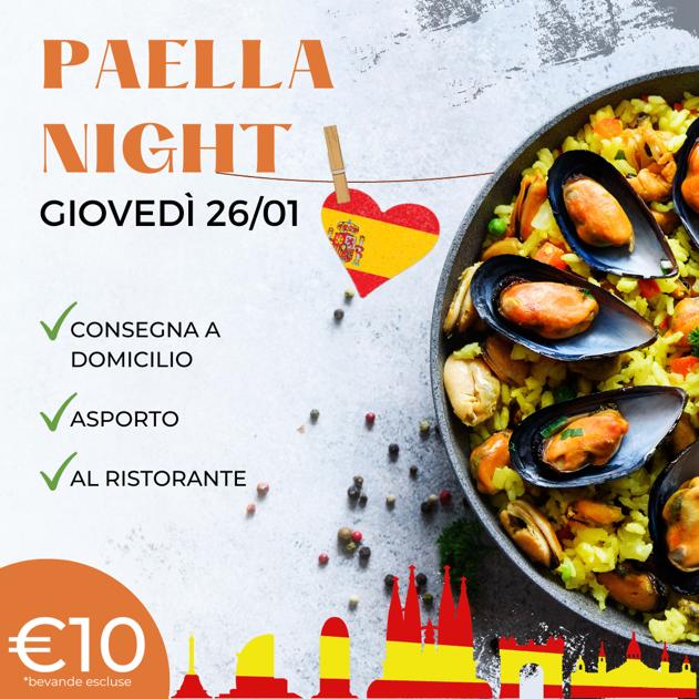 Promo PAELLA NIGHT - Ristorante Pizzeria da Jejè