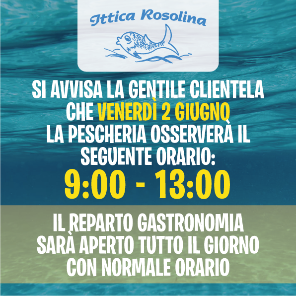 Promo 2 GIUGNO - Ittica Rosolina
